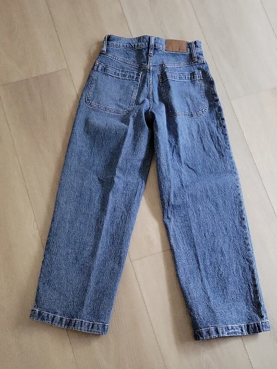 Madewell Petite Emmette Wide Leg High Waisted Jeans - 24P - Picture 2 of 5